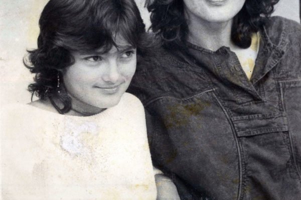 Con su hija Catalina García